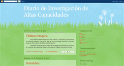 Desktop Screenshot of diarioaltascapacidades.blogspot.com