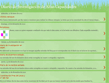 Tablet Screenshot of diarioaltascapacidades.blogspot.com