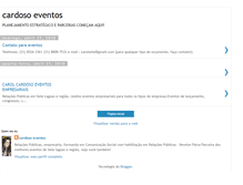 Tablet Screenshot of carolcardosoeventos.blogspot.com