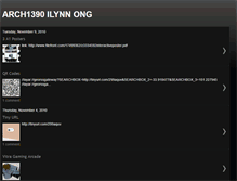 Tablet Screenshot of ilynnongarch1390.blogspot.com