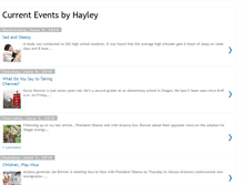 Tablet Screenshot of currenteventsbyhayley.blogspot.com