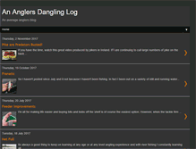 Tablet Screenshot of ananglersdanglinglog.blogspot.com