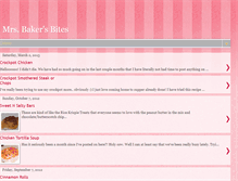 Tablet Screenshot of mrsbakersbites.blogspot.com
