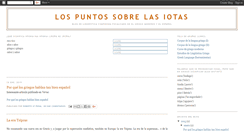 Desktop Screenshot of lospuntossobrelasiotas.blogspot.com