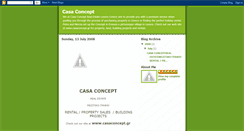 Desktop Screenshot of casaconcept.blogspot.com