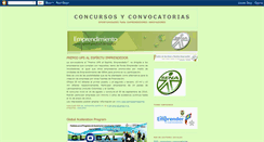 Desktop Screenshot of concursosyconvocatorias.blogspot.com