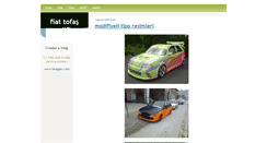 Desktop Screenshot of fiatmodifiye.blogspot.com