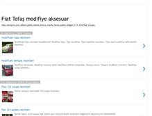 Tablet Screenshot of fiatmodifiye.blogspot.com
