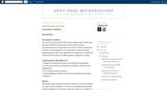 Desktop Screenshot of annugoelmicro.blogspot.com