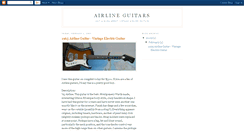 Desktop Screenshot of airlineguitars.blogspot.com