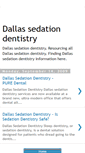 Mobile Screenshot of dallas-sedation-dentistry.blogspot.com