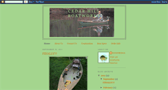 Desktop Screenshot of cedarhillboatworks.blogspot.com