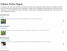 Tablet Screenshot of frkensflinkafingrar.blogspot.com