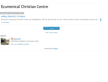 Tablet Screenshot of ecumenicalchristiancentre-iset.blogspot.com