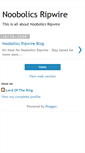 Mobile Screenshot of noobolicsripwire.blogspot.com