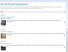 Tablet Screenshot of mynorthwestexperience.blogspot.com