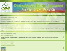 Tablet Screenshot of comunidadebatistaesperanca.blogspot.com