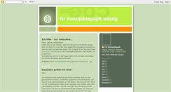 Desktop Screenshot of fsr-kunstpaedagogik-leipzig.blogspot.com