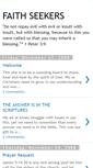 Mobile Screenshot of faithseekers.blogspot.com