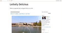 Desktop Screenshot of lethallydelicious.blogspot.com