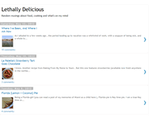 Tablet Screenshot of lethallydelicious.blogspot.com