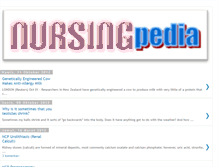 Tablet Screenshot of nursingpedia.blogspot.com