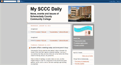 Desktop Screenshot of myscccdaily.blogspot.com