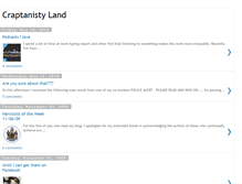 Tablet Screenshot of craptanistyland.blogspot.com