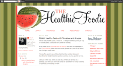 Desktop Screenshot of healthiefoodie.blogspot.com