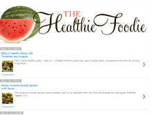 Tablet Screenshot of healthiefoodie.blogspot.com