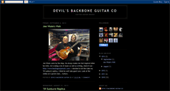 Desktop Screenshot of devilsbackboneguitarco.blogspot.com