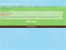 Tablet Screenshot of experienciasclaves.blogspot.com