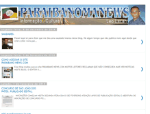 Tablet Screenshot of paraibano-maranho-paraibanomanews.blogspot.com