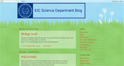 Desktop Screenshot of eicscience.blogspot.com