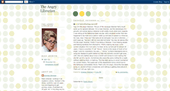 Desktop Screenshot of grumpylibrarian.blogspot.com