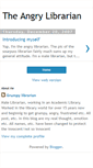 Mobile Screenshot of grumpylibrarian.blogspot.com