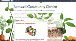 Desktop Screenshot of bothwellcommunitygarden.blogspot.com