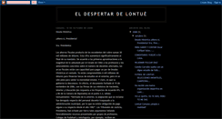 Desktop Screenshot of despertarlontue.blogspot.com