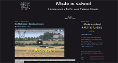 Desktop Screenshot of made-in-school.blogspot.com