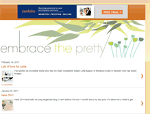 Tablet Screenshot of embracethepretty.blogspot.com