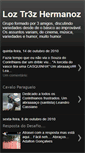Mobile Screenshot of loztrezhermanoz.blogspot.com