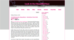 Desktop Screenshot of lookatherbeautifulface.blogspot.com