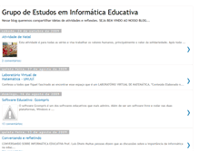 Tablet Screenshot of grupodeestudoseminformaticaeducativa.blogspot.com