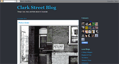 Desktop Screenshot of clarkstreetblog.blogspot.com