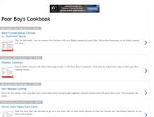 Tablet Screenshot of poorboyscookbook.blogspot.com