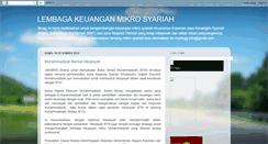 Desktop Screenshot of keuanganmikrosyariah.blogspot.com