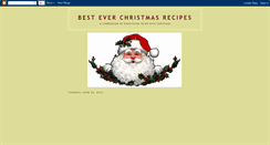 Desktop Screenshot of christmas-recipesforyou.blogspot.com