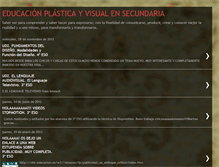 Tablet Screenshot of plasticayvisualcmarias.blogspot.com