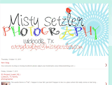 Tablet Screenshot of mistysetzlerphotography.blogspot.com