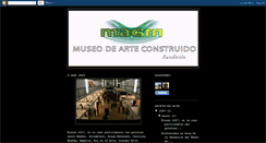 Desktop Screenshot of fundaciondelmuseodearteconstruido.blogspot.com